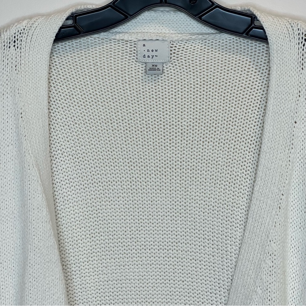 A New Day Cardigan, Size XSmall, White - Picture 5 of 6